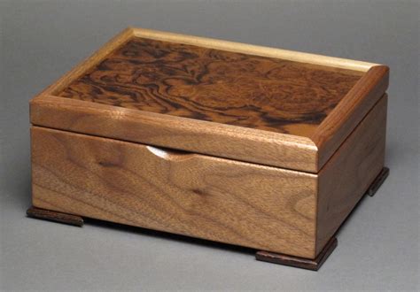 Beautifully Handmade Keepsake Box With Exotic Wood Tops