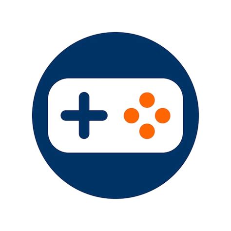 Premium Vector Gamepad Logo Vector Gamepad Logo In Orange And Blue