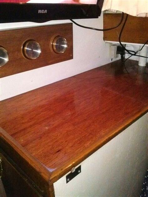 Redoing Boat Interior Storage Counter Space Under Tv In Mahogany Under