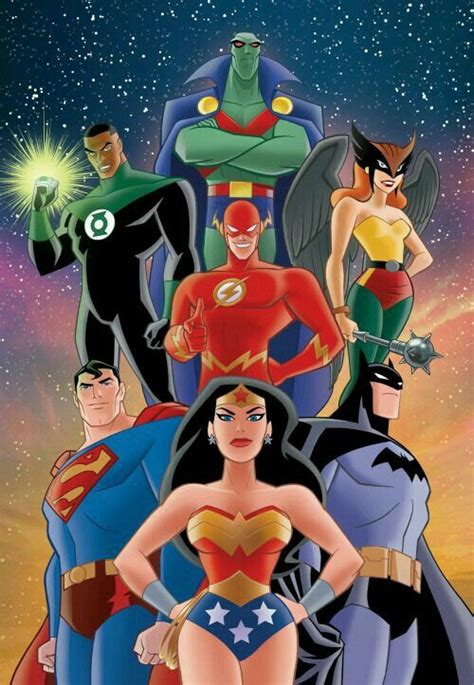 La Liga De La Justicia Justice League Animated Dc Comics Art Dc