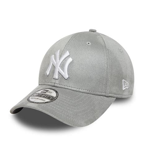 Official New Era New York Yankees Mlb Suede Grey 39thirty Stretch Fit