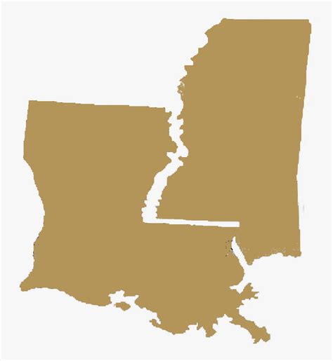Louisiana Mississippi Region College Tour Outline Of Mississippi And