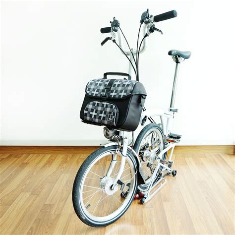 Alloy folding bike front carrier block bag bracket holder for brompton cheerful. Mini Front Bag for Brompton | Brompton, Bicycle bag, Bags