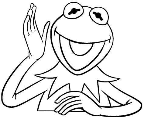 Kermit The Frog Coloring Page Coloring Home