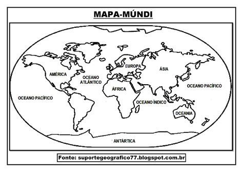Desenhos Do Mapa Mundi Para Colorir Mapa Mundi Para Colorir Mapa