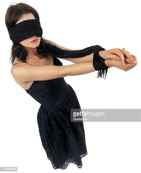 Black Woman Blindfold Bildbanksfoton Och Bilder Getty Images