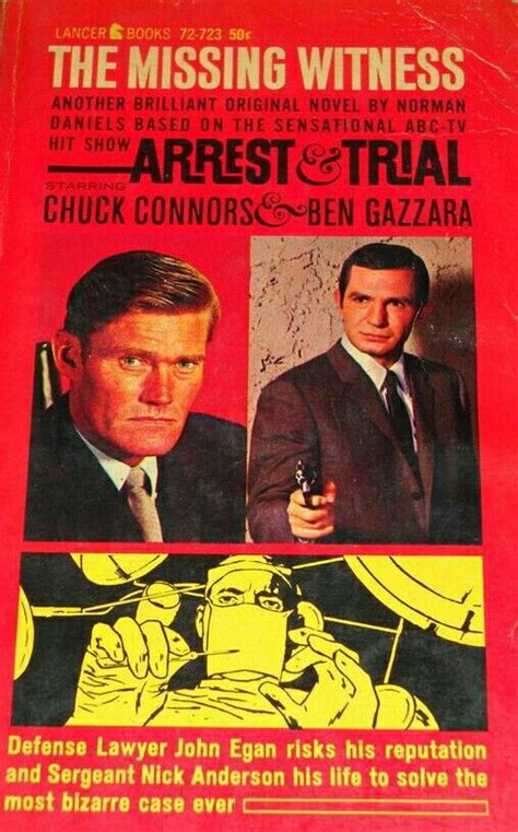 Arrest And Trial The Missing Witness Lancer Books 1964 Abc Tv