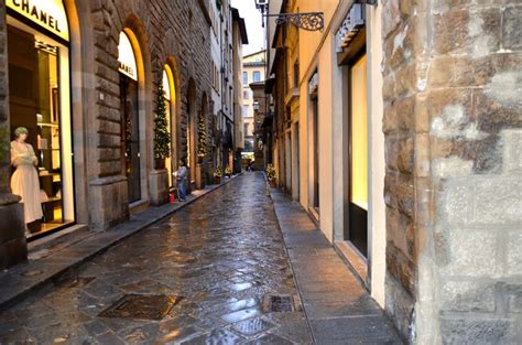 Cobblestone Street In Florence Cobblestone Street Italy