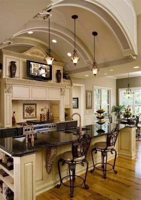 The vaulted ceiling is the hottest trend right now. 42 Kitchens With Vaulted Ceilings - Home Stratosphere