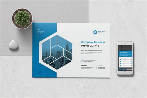 Cover Image For Company Profile 16 Pages | Company profile, Company profile design, Company ...