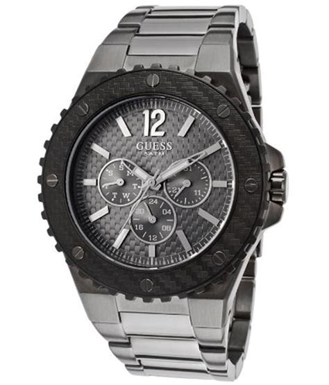 Available to men and women, guess utilises trends fresh from the catwalk with modern technology to produce, in their own summary; Guess Black Chain Wrist Watch For Men - Buy Guess Black ...