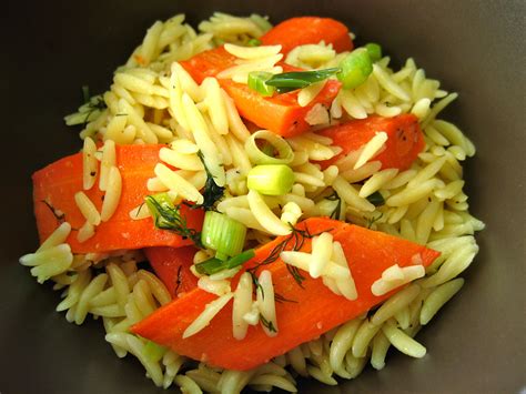 orzo salad with roasted carrots and dill orzo salad salad whole food recipes