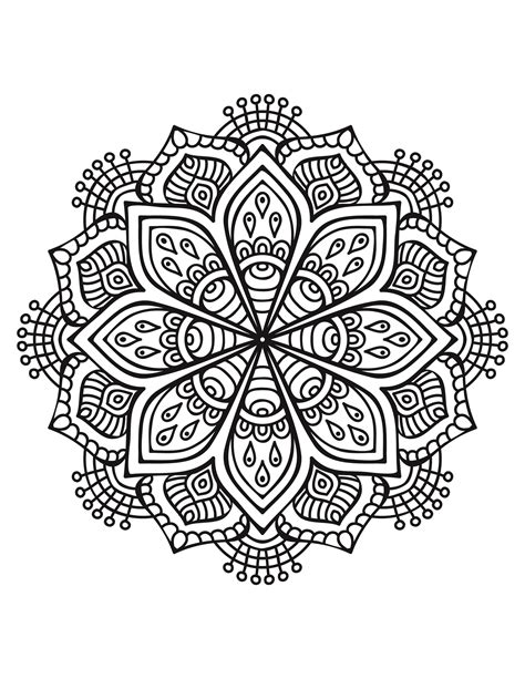 Dibujos para dibujar de ninas bonitos y faciles. Mándalas para colorear, dibujos mandalas para imprimir