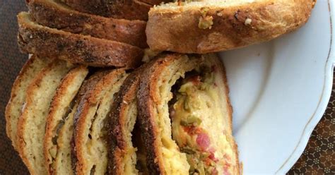 Gefülltes Brot passt gut zum Grillen von annamia Ein Thermomix
