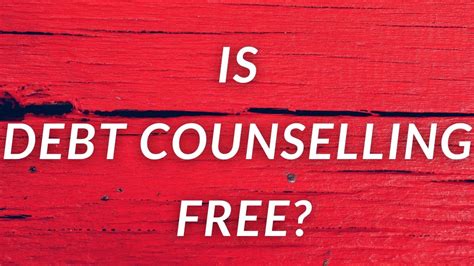 Is Debt Counselling Free Debtfree Magazine