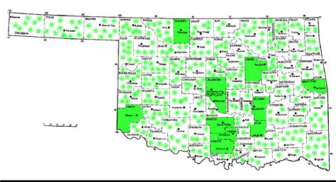 Section Township Range Map Oklahoma Tourist Map Of English