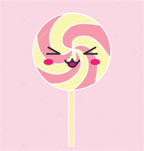Kawaii Colorful Candy Lollipop Spiral Sweet Candy Stick Stock