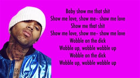 Chris Brown Wobble Up Lyrics Ft Nicki Minaj And G Eazy Youtube Music