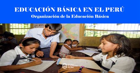 Organización De La Educación Básica En El Perú Escuela De Profesores