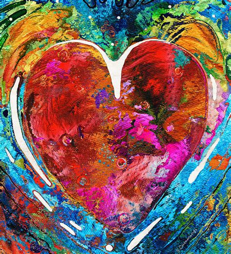 Abstract Heart Paintings