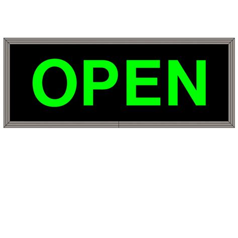 Outdoor Open Led Sign 25925 Led Traffic Control Signs