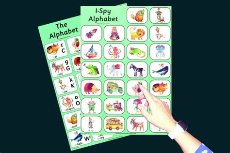 Childs Alphabet I Spy Chart Autopress Education