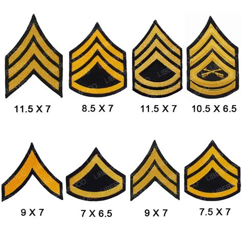 U S Army Master Sergeant Shoulder Rank Patch Armband Us Usa Stripe Chevron Sergeant Rank Iron