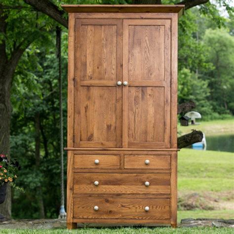 Custom Oak Armoire Furniture From The Barn