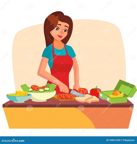 Lunch Box Vector Making A Healthy School Lunch For Kids Making School