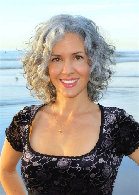 My hair stays wet from a shampooing 1/2 the day so flat ironing is out. 141 best Curly Gray Hair images on Pinterest | Going gray ...
