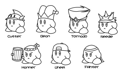 20 Free Printable Kirby Coloring Pages