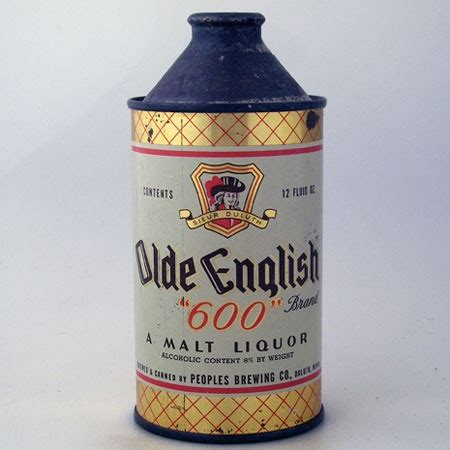 Enjoyed near and far since 1873. Old English 600 | Old beer cans, Vintage beer, Beer brands