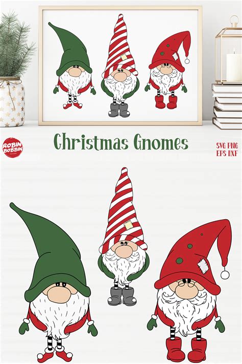 Christmas Gnomes SVG