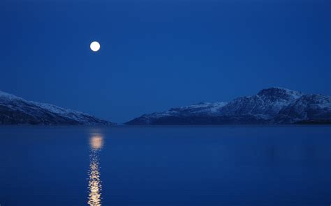 3840x2400 Full Moon Lake Mountains 4k Hd 4k Wallpapers Images