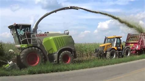 Chopping Corn Silage Near Versailles Ohio August 2017 Youtube