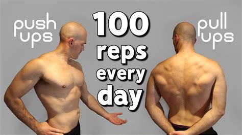 100 Push Ups And Pull Ups A Day For 30 Days Results Method Youtube
