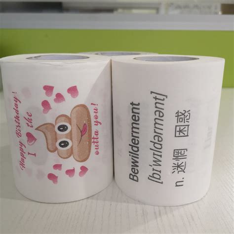 Ulive Disposable Good Quality With Competitive Price Colored Funny Toilet Paper China