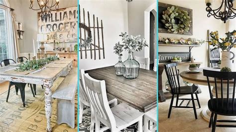 Diy Shabby Chic Style Rustic Dining Room Decor Ideas