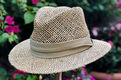 Vented Seagrass Fedora Panama Hats