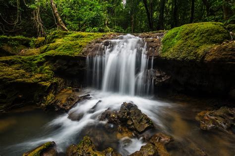 Time Lapse Photography Of Flowing Waterfall · Free Stock Photo