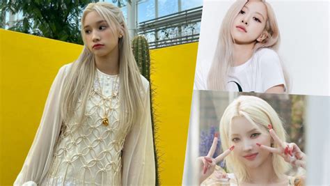 top 3 female k pop idols who look the best with blonde hair as voted by global fans kpopmap