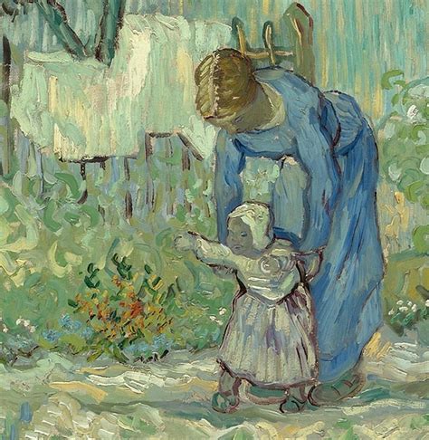 Vincent Van Gogh First Steps After Millet 1890 Tuttart
