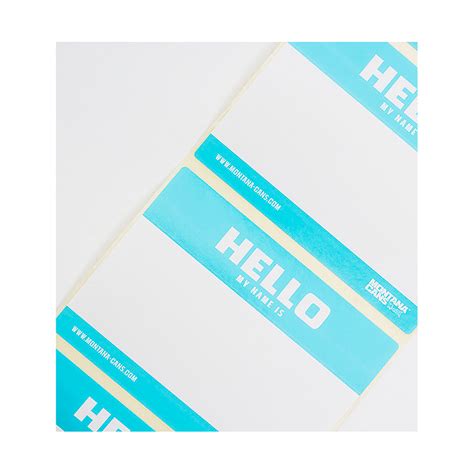 Montana Hello My Name Is Stickers Roll Highlights