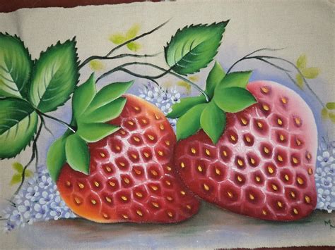 Pintar Frutas Em Tecido