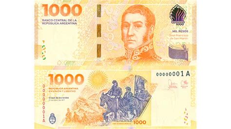 entra en circulación el nuevo billete de 1000 pesos las medidas de seguridad el día de