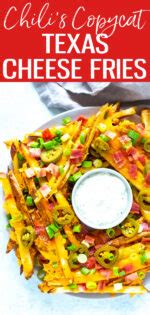 Copycat Chili's Texas Cheese Fries {Oven-Baked} - The Girl on Bloor