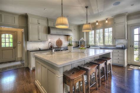 Some custom countertops may take weeks to come in. Traditional Kitchen with Legend Recessed Panel Cabinets ...