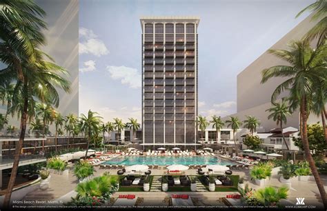Miami Beach Resort - KKAID | Miami beach resort, Beach resort design, Resort design