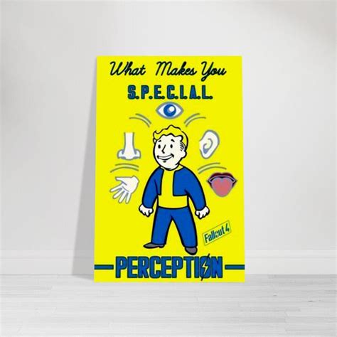 What Makes You Special Perception Fallout Themed Poster Etsy
