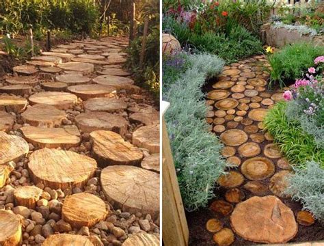 We're guessing you'll never look at a. tree stump garden path | Cammy Tree Felling